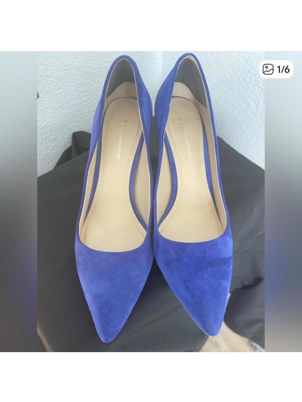 BCBGeneration Blue suede heels - US 9 EURO 39/40 - gently loved